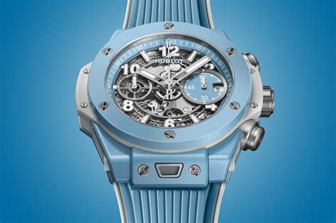 hublot big bang blue silver|hublot big bang 42mm.